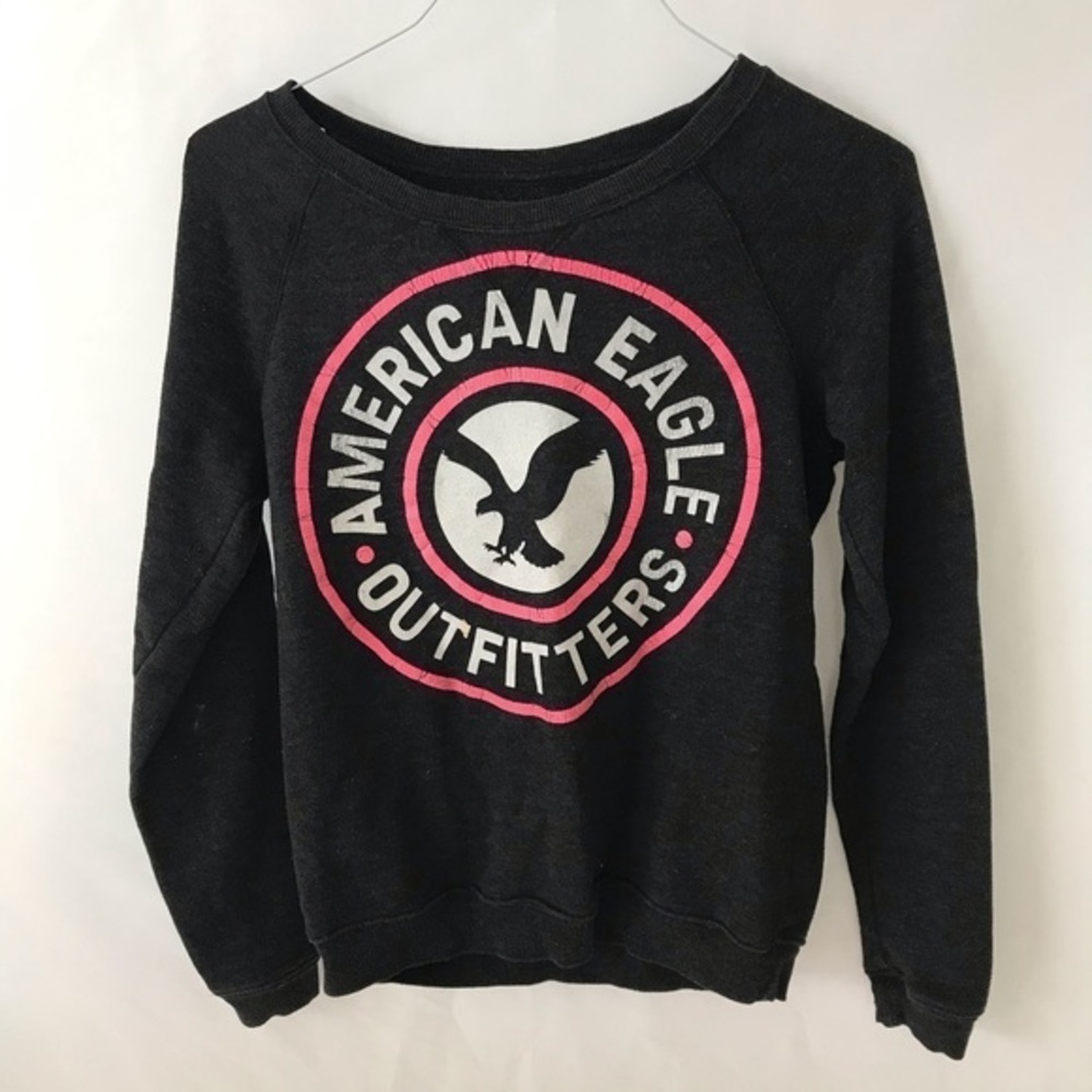 American‎ Eagle Black Sweatshirt ( sp)